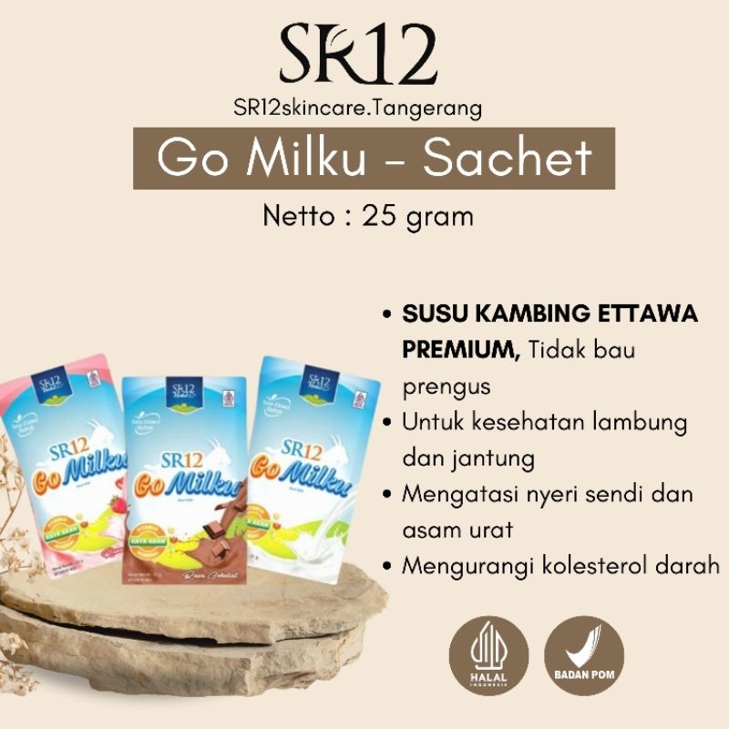 

Go Milku Susu Kambing Ettawa kemasan Sachet 25gram