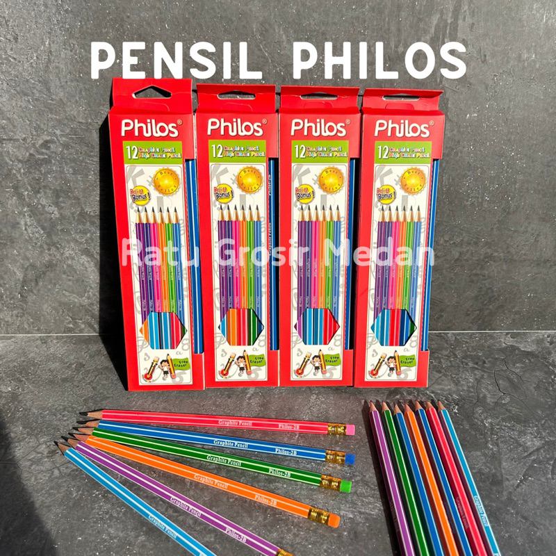 

PENSIL PHILOS GRAPHITE PH-8628 PER LUSIN 12PCS BONUS 1PCS!!!