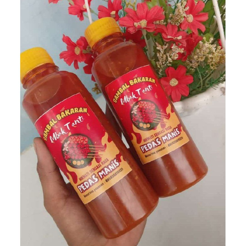 

Sambal bakaran pedas manis 250 ML