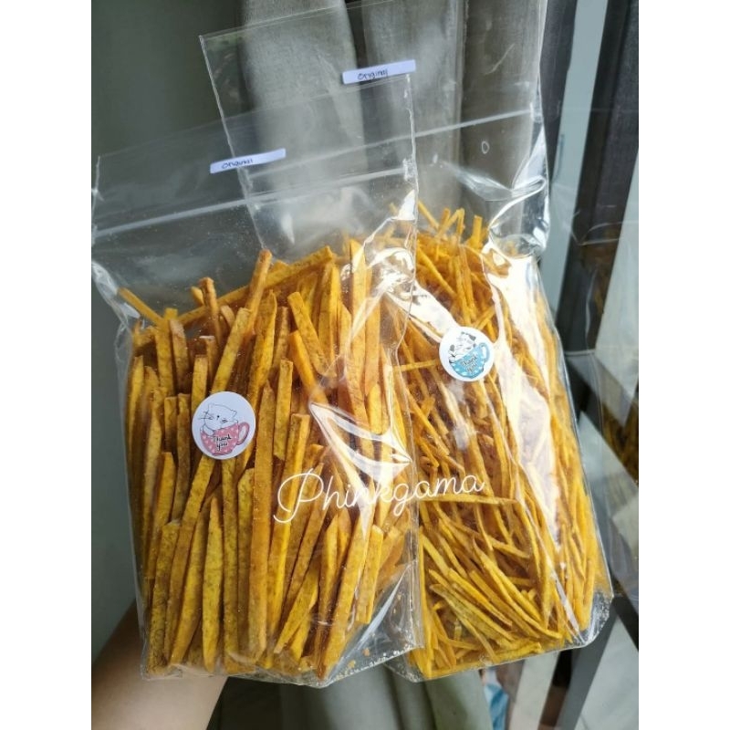 

talas renyah super enak. ini size 500gram/ bungkus yaaa