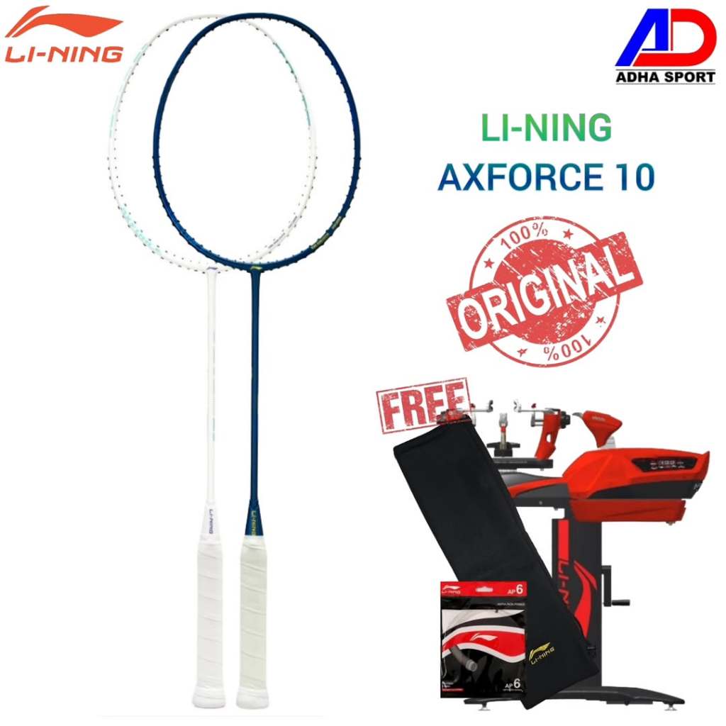 Raket Badminton LiNing Axforce 10 4U | 5U Original Raket Bulutangkis