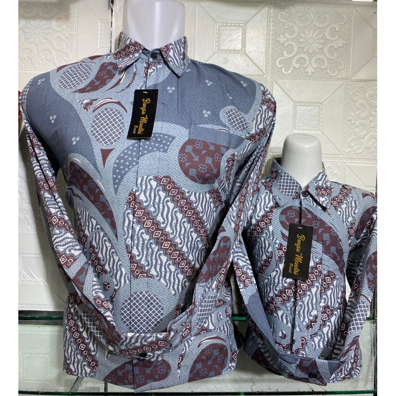 Batik Pasangan Laki Laki Ayah Dan Anak Batik Couple Batik Anak Batik Ayah Batik Halus Batik Mewah