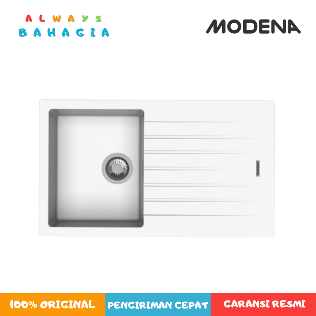 MODENA KS 9101F WP sink bak cuci piring bahan granite