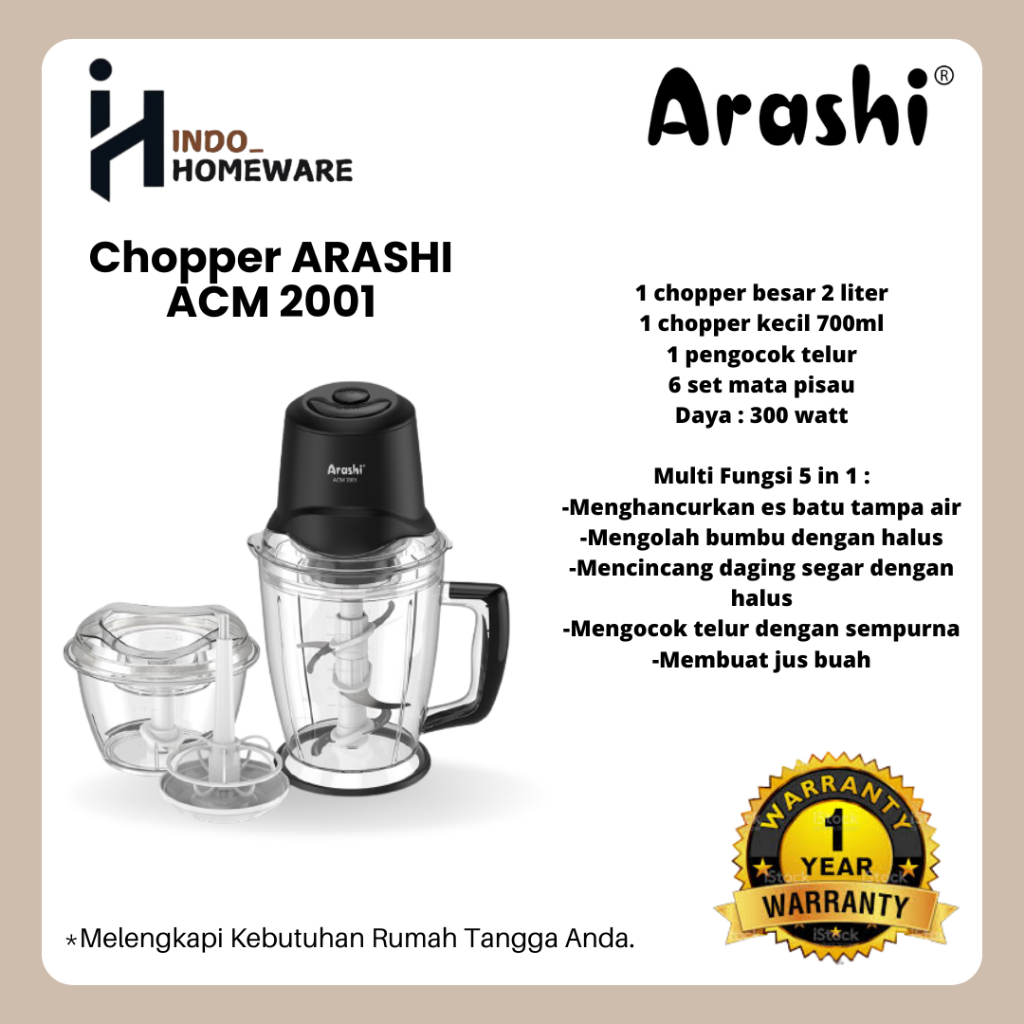 CHOOPER ARASHI ACM2001 GILLINGAN DAGING BLENDER CHOOPER