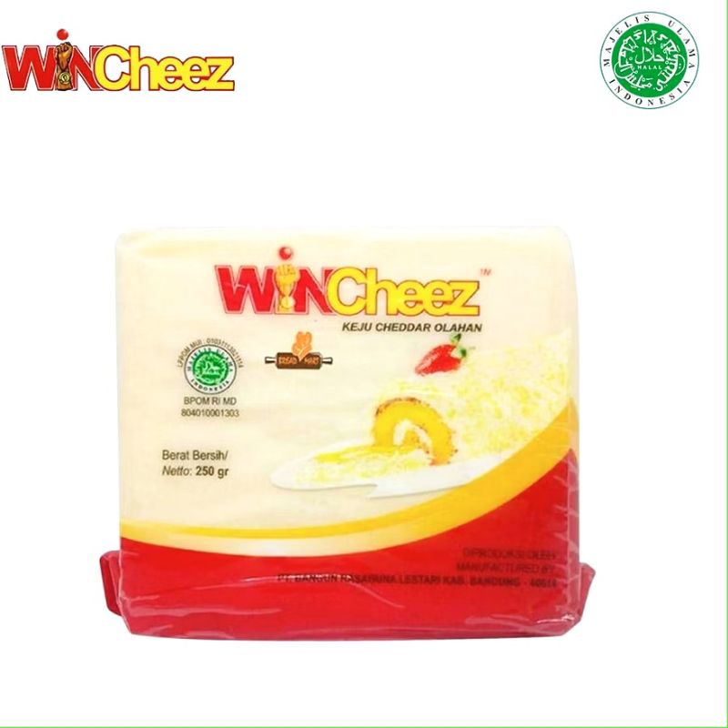 

(ALEA) WINCHEEZ CHEDDAR 250 gram/ KEJU WIN CHEEZ 250gram