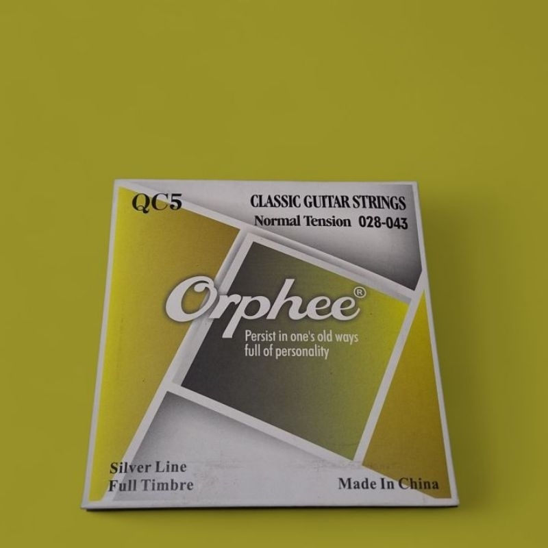 senar gitar klasik nylon ORIGINAL orphee normal tension