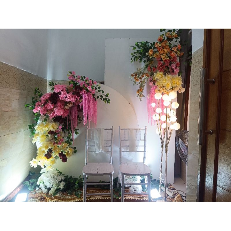 sewa dekorasi lamaran/akad nikah/ resepsi