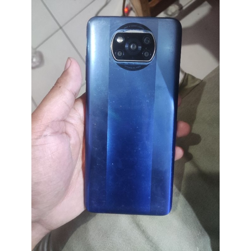 Poco x3 pro 8/256 minus lcd kuning