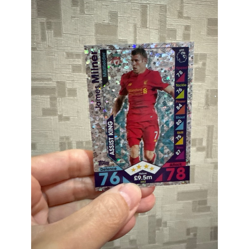 Kartu match attax James Milner original