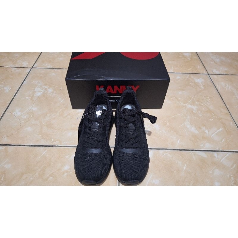 Kanky Story Kenshin - Sepatu Sneakers Casual Sport Sekolah Pria Wanita Kanky Orginal Varian All Blac