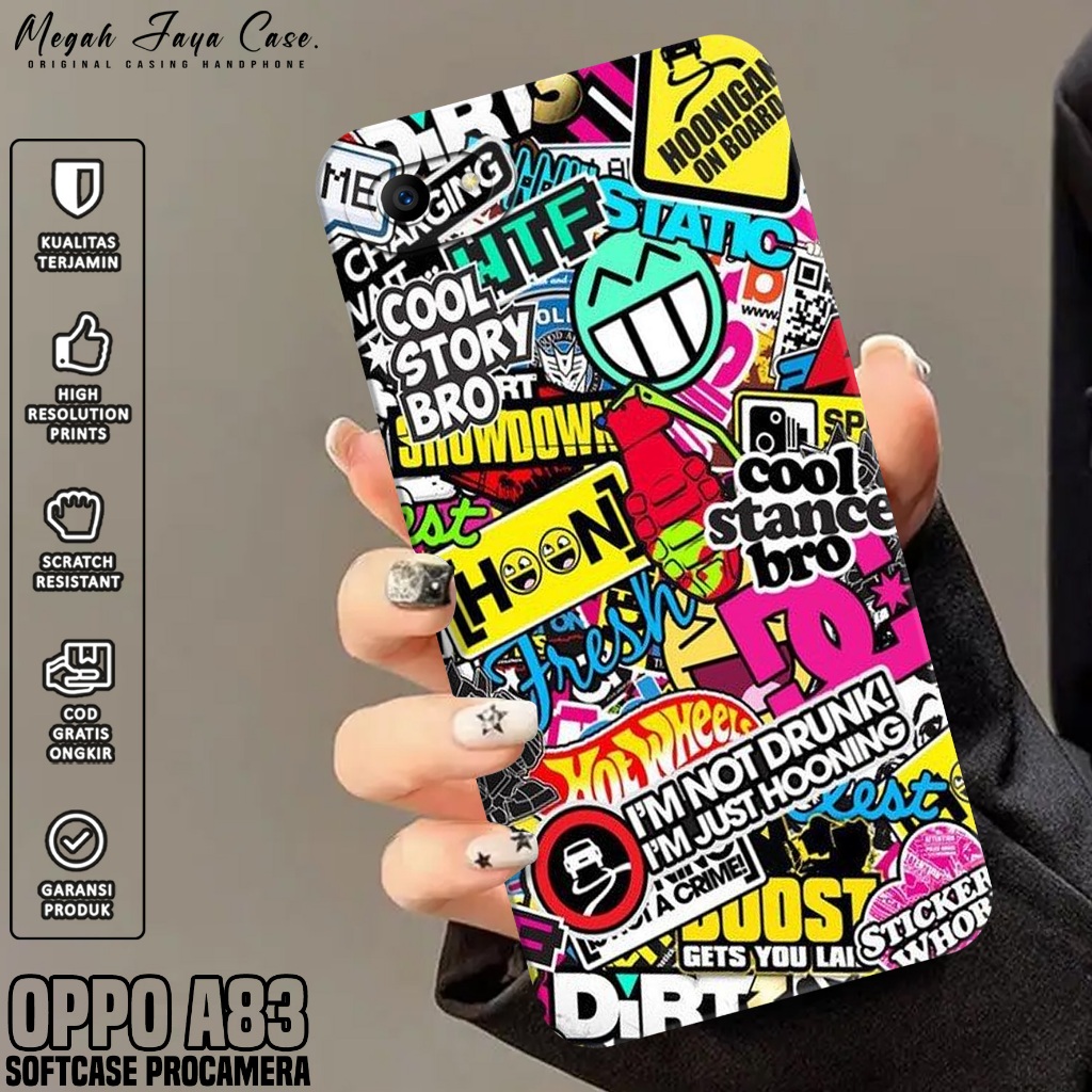 Case Hp Oppo A83 - Softcase Oppo A83 Motif GRAFF - Casing Oppo A83 - Silikon Hp Oppo A83 - Pelindung
