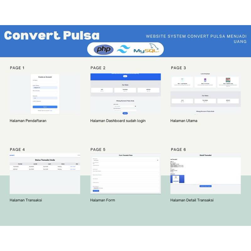 Source Code Website Convert Pulsa Menjadi Uang V-1.0