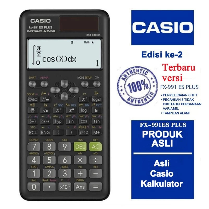 

FX-82ms Kalkulator Scientific Casio Kalkulator Casio Scientific Calculator Calculators New Edition