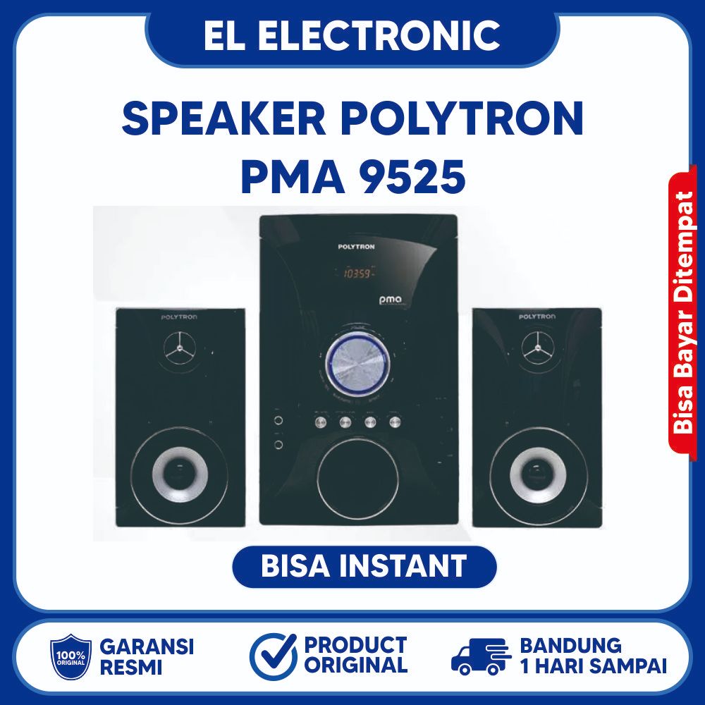POLYTRON PMA 9525 /W Multimedia 9525 FM Bluetooth Speaker PMA 9525 /B