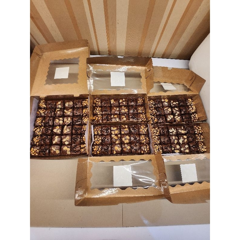 

Brownies Panggang / fudgy brownies / brownies sekat ukuran Large