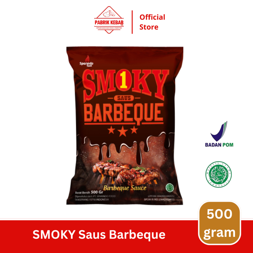 

SMOKY Barbeque Sauce 500 Gram - Saus Barbeque