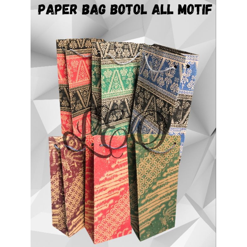 

PAPER BAG BOTOL BATIK DAN SONGKET PREMIUM DAN MEWAH HANDMADE COCOK UNTUK SOUVENIR HAJATAN
