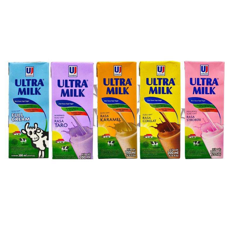 

Susu ultramilk UHT 200ml/susu uht/susu ultramilk/ultra jaya