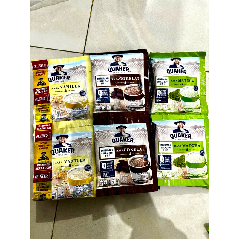 

QUAKER OAT MINUMAN SEREAL 3in1 29gr ISI 8pcs