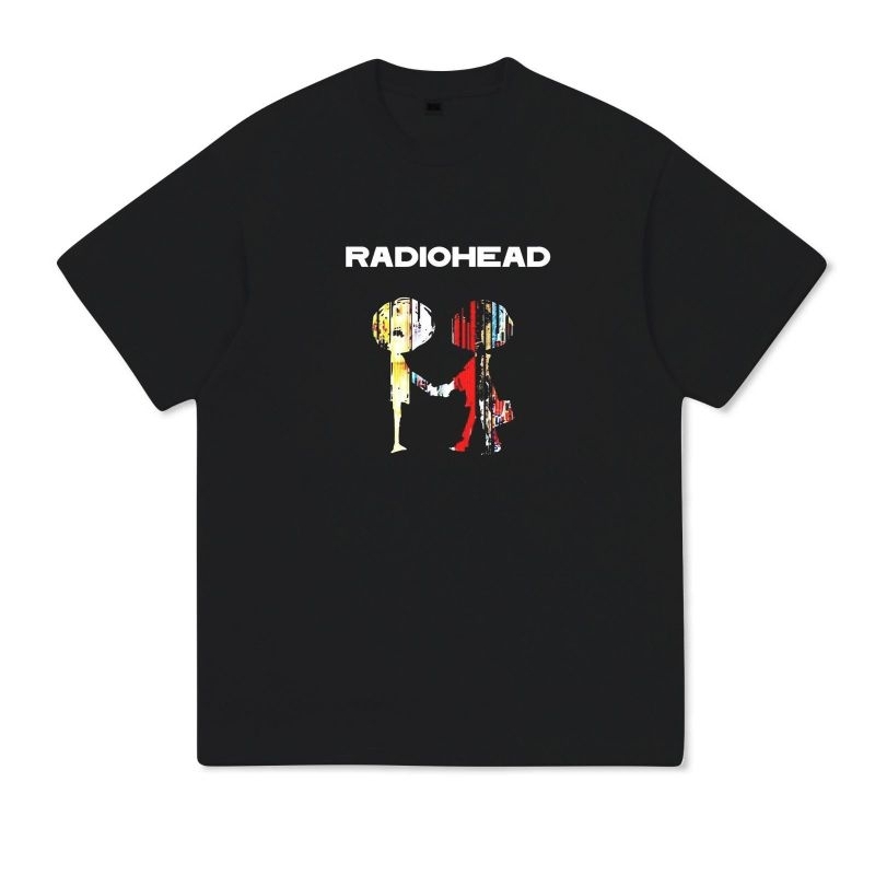VRLS - RADIOHEAD BAND KAOS VINTAGE - TSHRIT KAOS BAJU RADIOHEAD TEBAL 24S