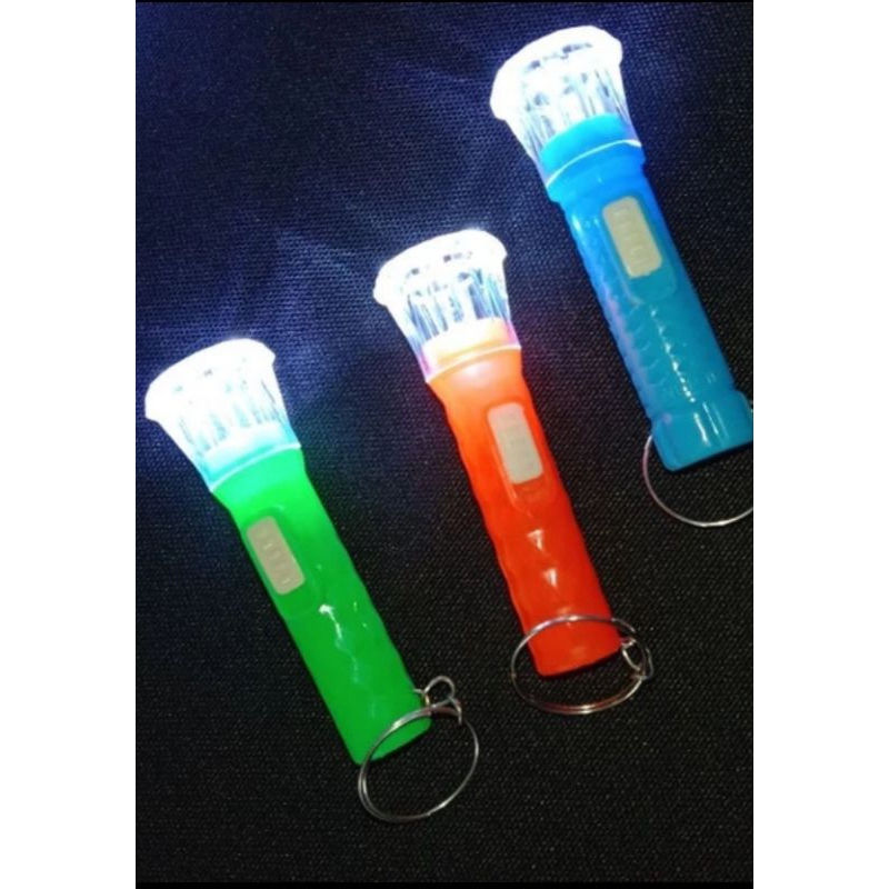 12 pcs senter led - gantungan kunci senter led - 12 pcs gantungan kunci senter - senter mini / sente