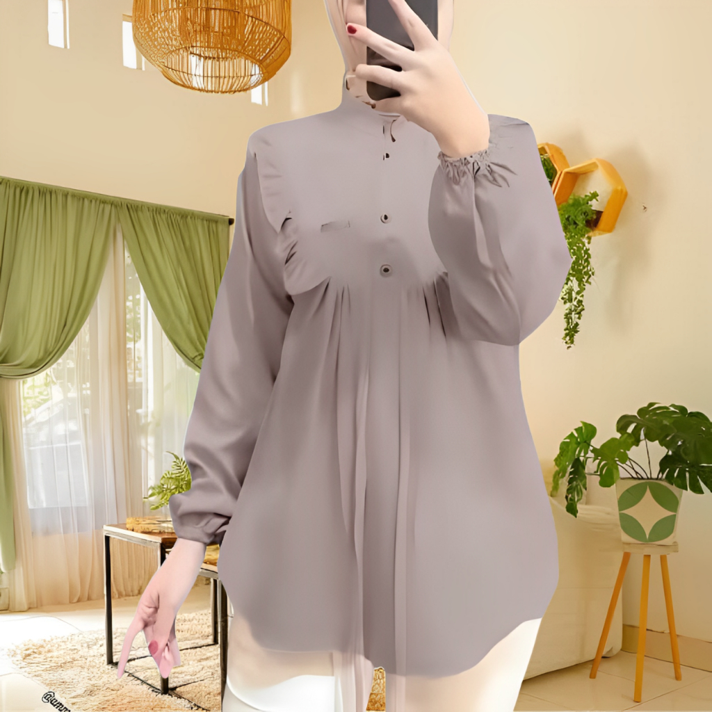 Blouse Cantik Termurah Baju Wanita Atasana Wanita Model Korea Jahitan Rapi Keren Bluse Cewek Premium