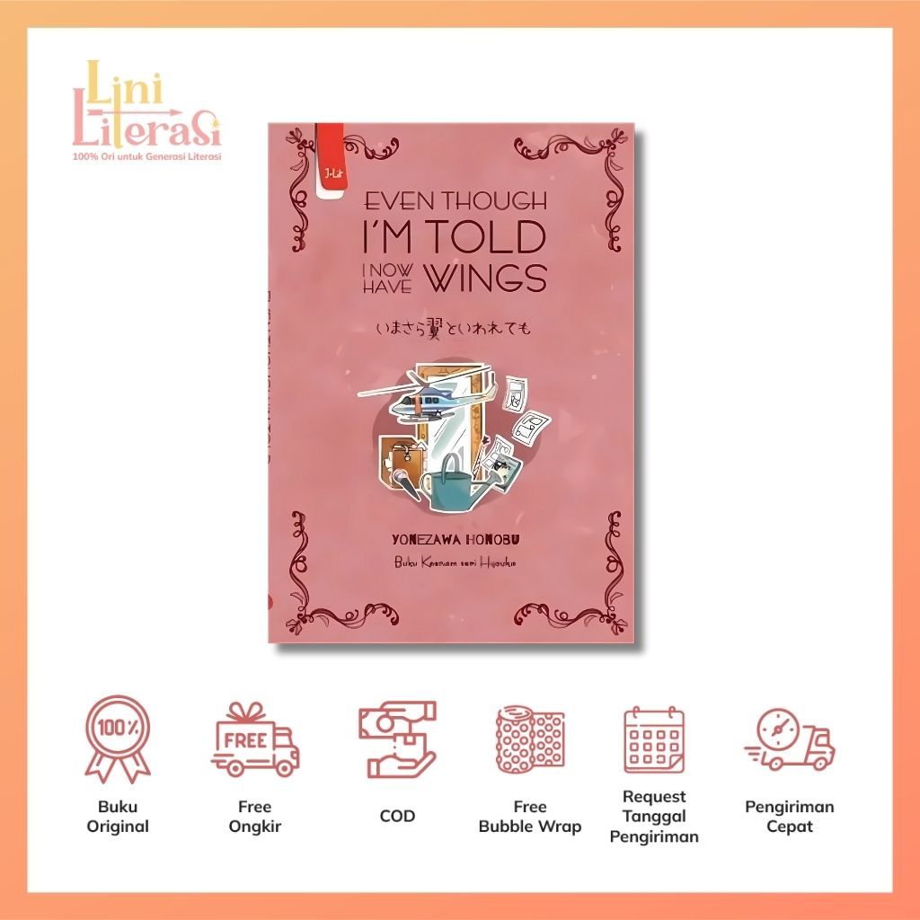 Novel Even Though I’m Told I Know Have Wings - Hyouka - Penerbit Haru