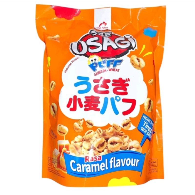 

Usagi Puff Wheat snack caramel 8x10g