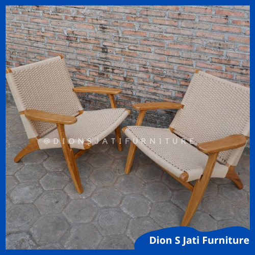 kursi malas rota kayu jati kursi malas minimalis  kayu  jati