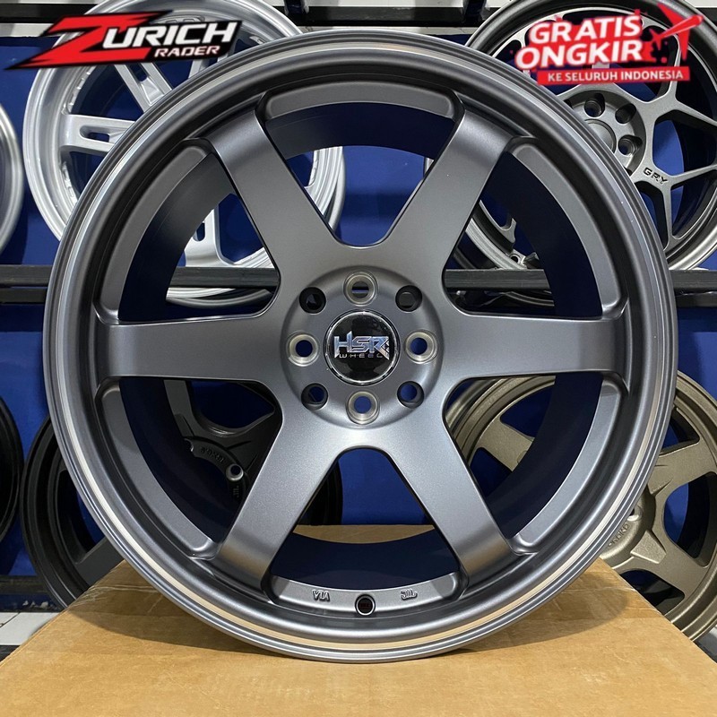 Velg Mobil Ring 17 Hsr Wheel Tokyo R17 Pelek Te37 Untuk Mazda2 Yaris City Baleno Avanza DLL