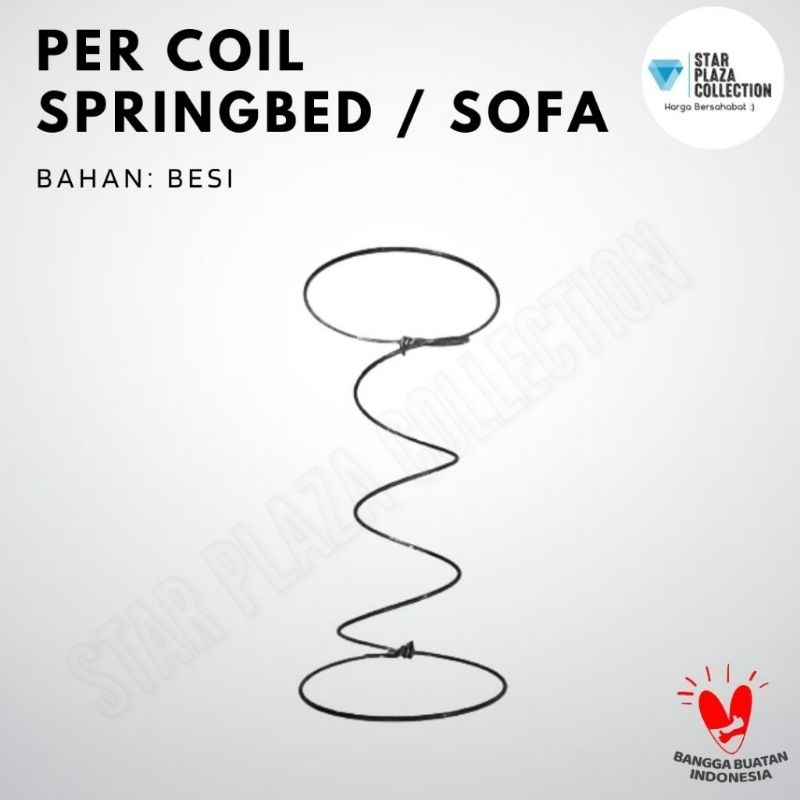Per Pegas Besi Springbed Spring Bed 17CM / Per Spiral Pegas Sofa 17 CM