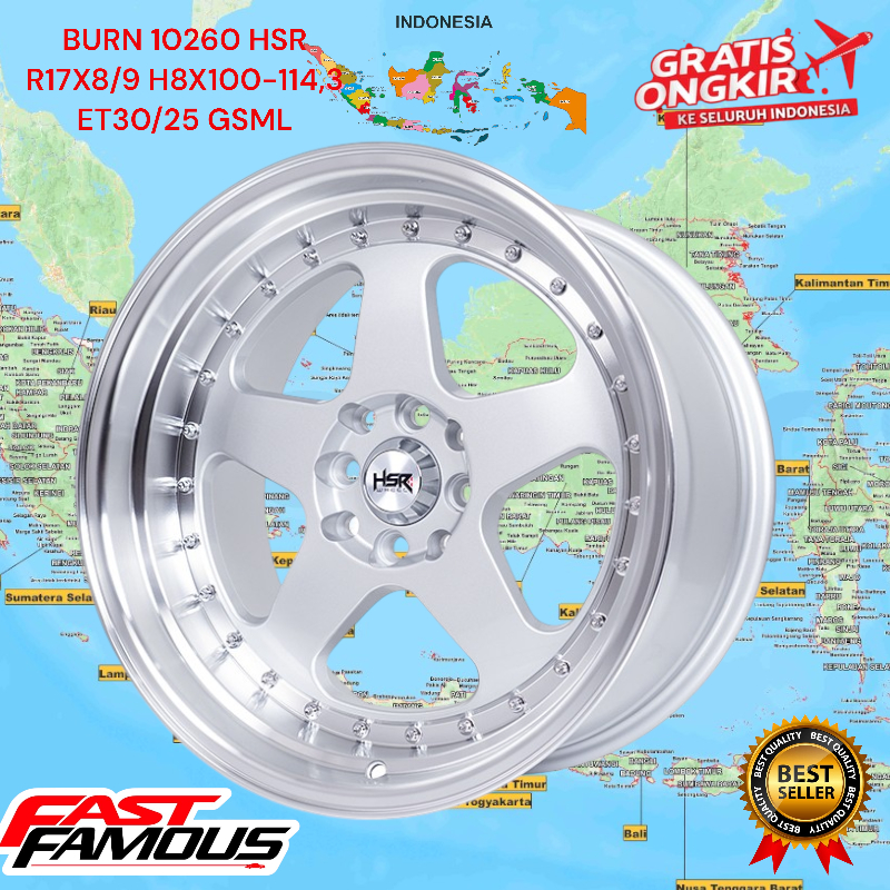 VELG WORK MEISTER RING 17 BAUT 4 UNUTK MOBIL JAZZ FREED AVANZ ALIVINA XENIA KIJANG DLL