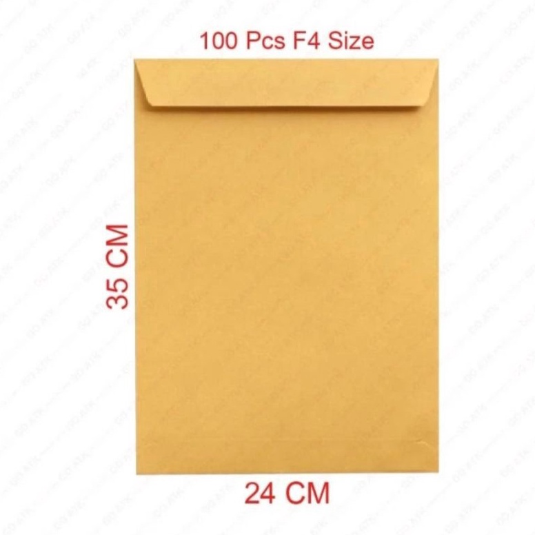 

Stock Banyak Amplop Coklat Folio fc RR 1 pcs H82