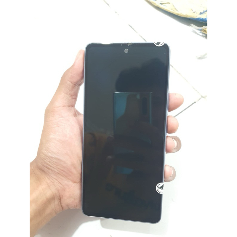 Lcd copotan ori samsung A53 retak tester no shadow frem warna biru