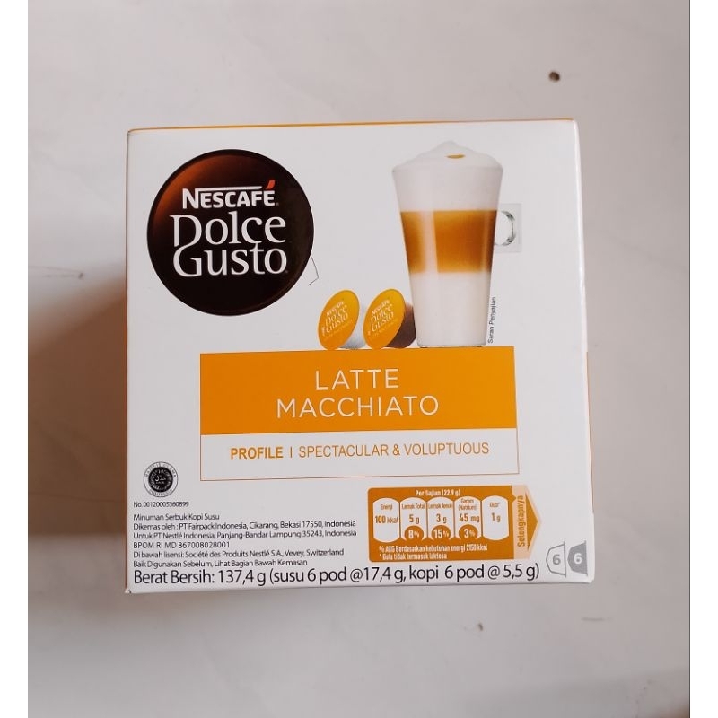 

Nescafe Dolce Gusto Latte Macchiatto