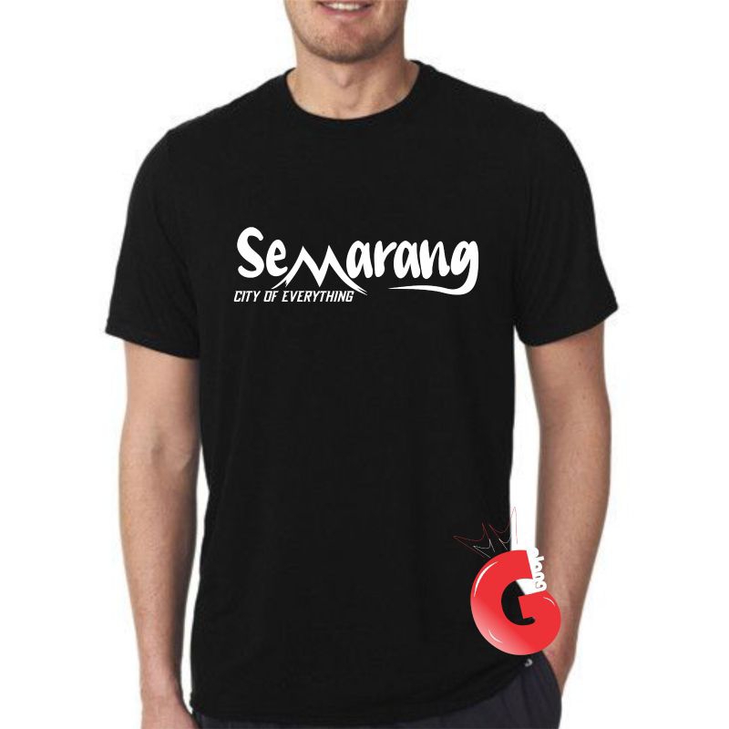 KAOS DISTRO SEMARANG / T-SHIRT KAOS PRIA DEWASA KOTA SEMARANG