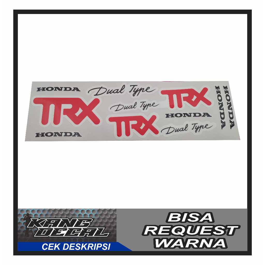 Water Decal/Stiker Decal HELM TRX