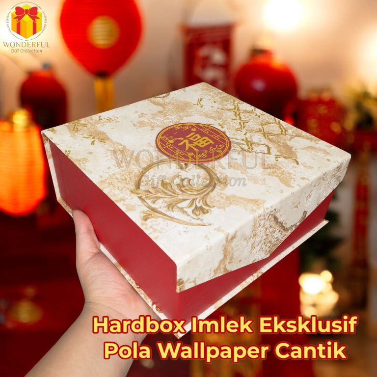 

Hardbox Imlek Premium Wallpaper Pola Unik Tutup Magnet 25 x 25 x 10 - CNY-P-WP-L-MAG