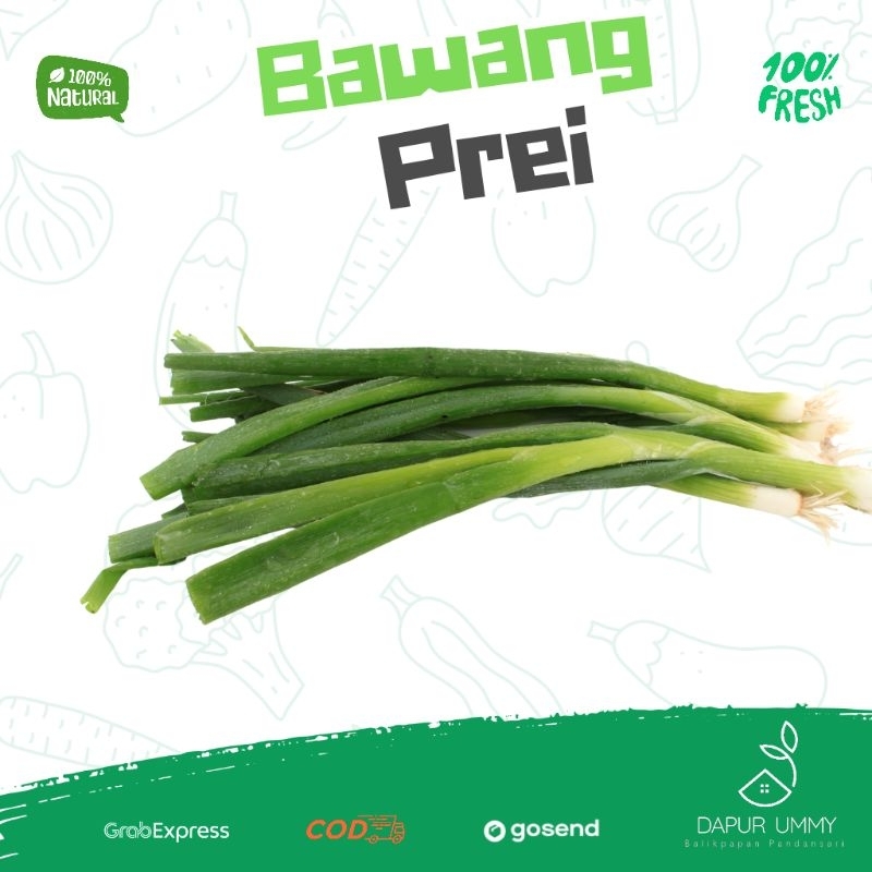 

SAYUR FRESH • Bawang Prey • Daun Bawang Prei