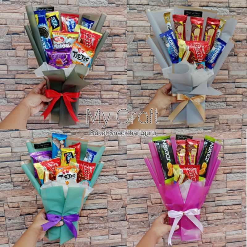 

Buket snack murah buket hadiah hari guru