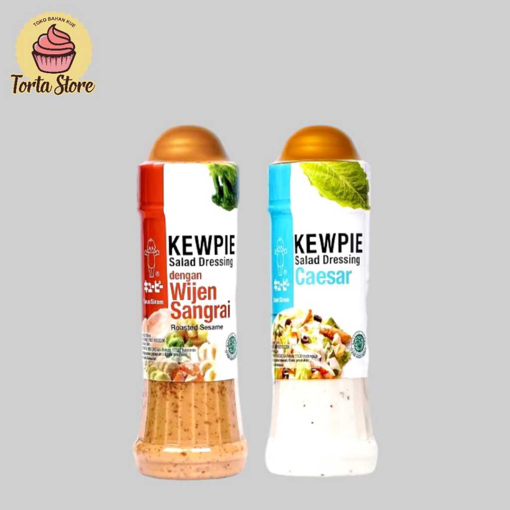 

Kewpie Salad Dressing Wijen Sangrai | Kewpie Caesar kemasan botol 200 ml