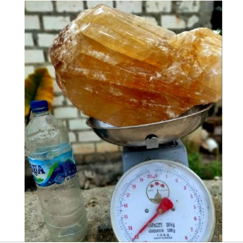 Termurah Citrine Super Clear Kristal 1kg, Langsung Dari Tambang