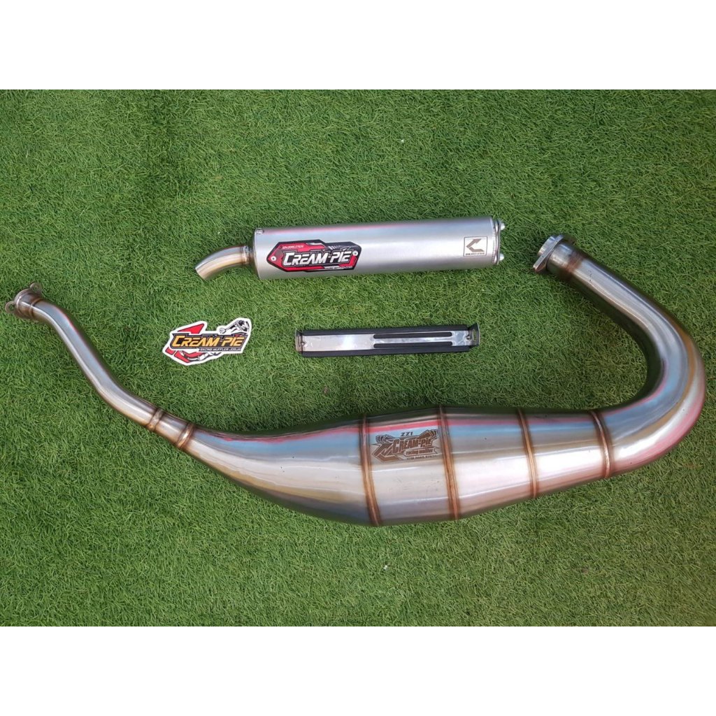 Knalpot Creampie Ninja Cobra R RR ZZ1 Stainless Asli JOGJA