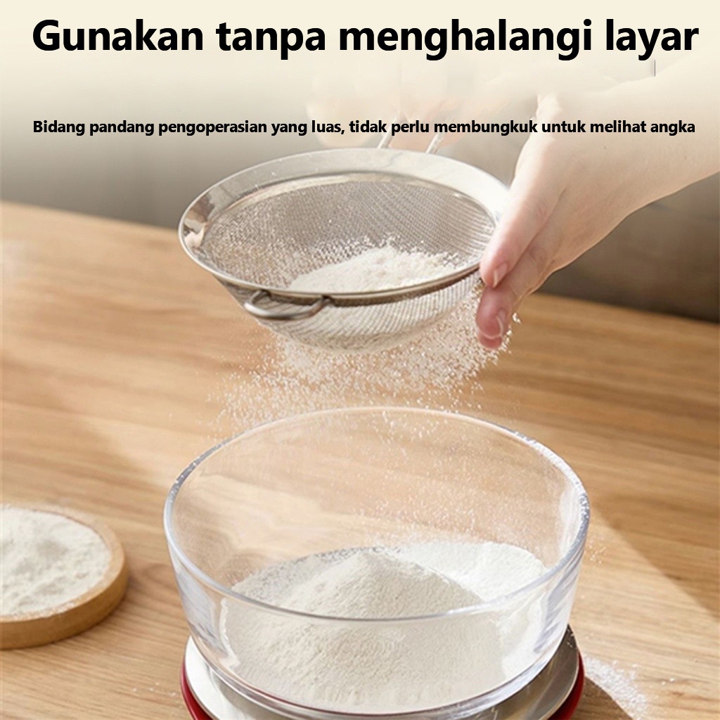 Bardonshop - Camry Ek-3211 Timbangan Kue Digital Dapur Stainless Steel 10Kg