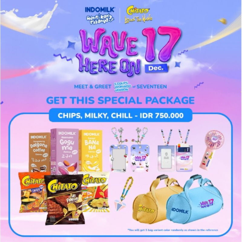 Seventeen Cahol Lanyard Keyring Package Wave17 Here On Indomilk Chitato