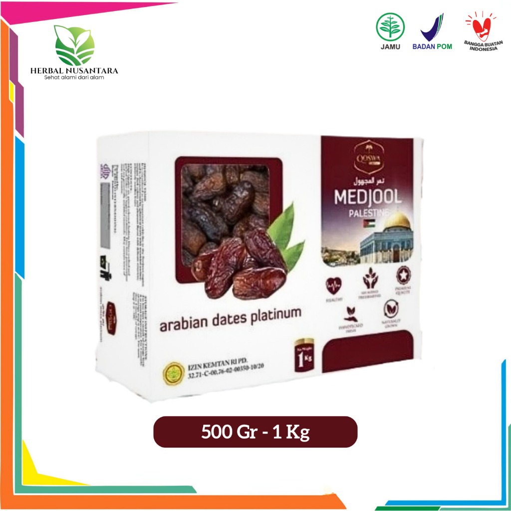 

Kurma Medjool Qoswa Palestine Medjool 500gr dan 1kg