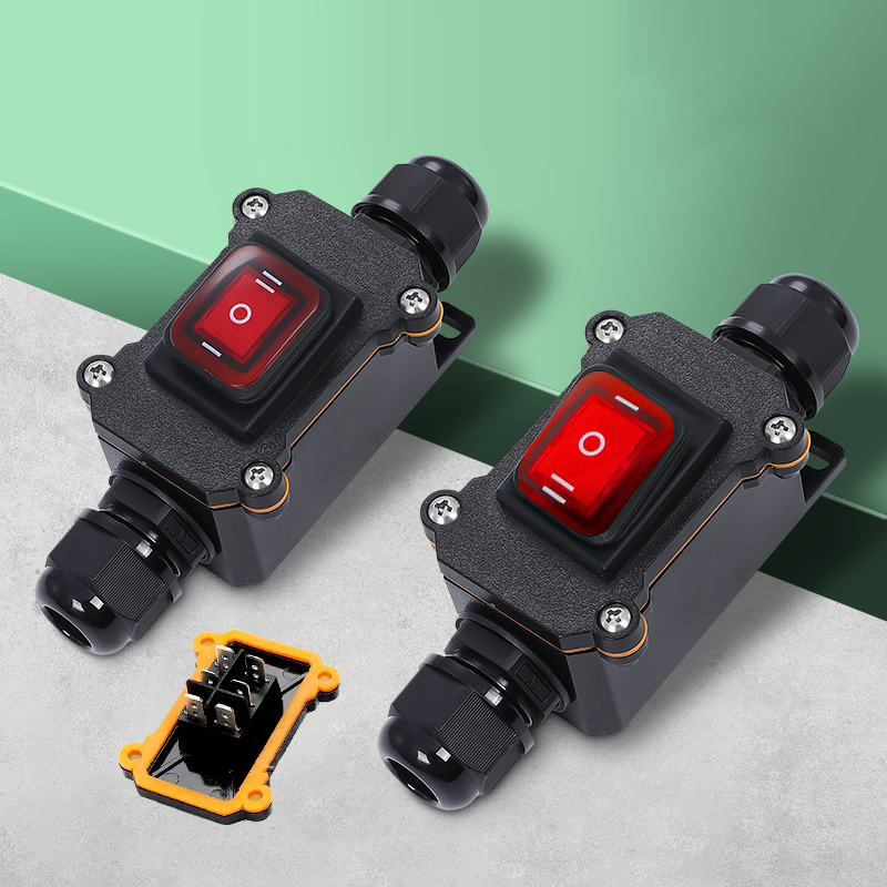 Saklar Kotak Tahan Air Junction Waterproof Junction Box Switch  Anti Air Hujan Sakelar Outdoor