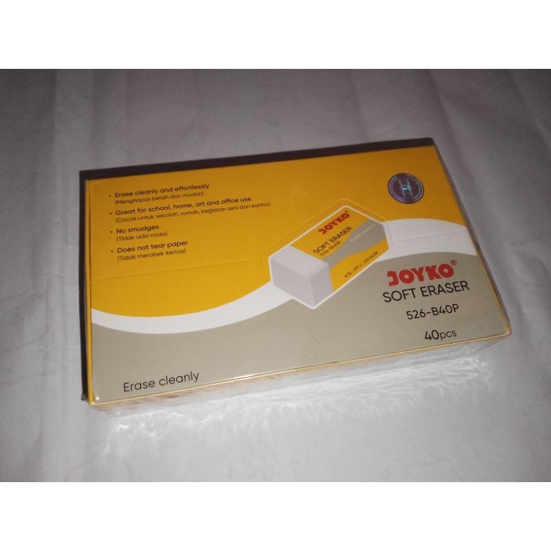 

Joyko Soft Eraser 526-B40P Penghapus Kecil