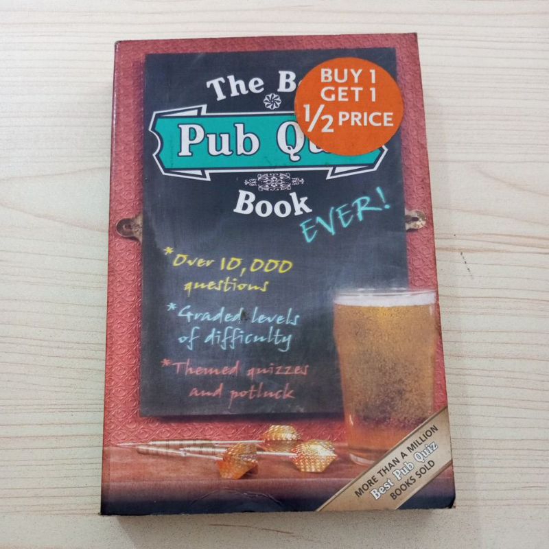 BUKU THE BEST PUB QUIZ BOOK EVER BY CARLTON
