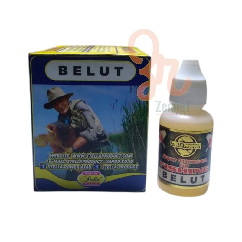 ESSEN STELLA PRODUCT ORIGINAL 100% - BELUT 30 ML (UMPAN MANCING IKAN)
